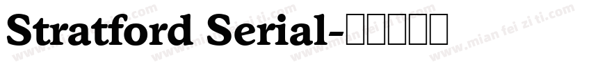 Stratford Serial字体转换